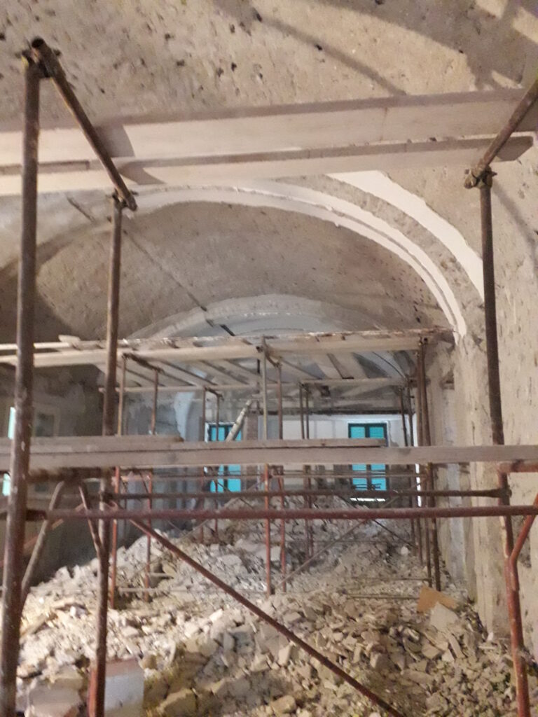 2019 inizio dei lavori al primo piano della sede